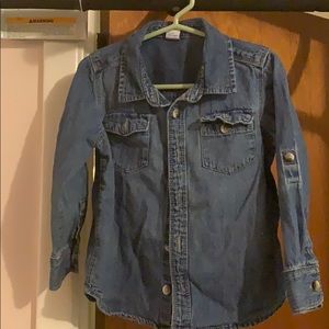 Adorable Toddler Jean Shirt